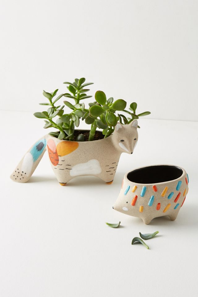Woodland Animal Pot #1