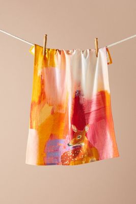 Winter Fauna Dish Towel