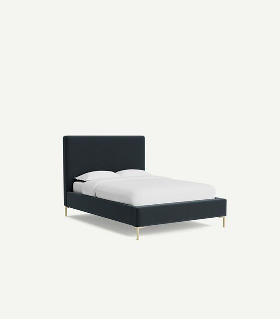 Bed with on sale brass legs