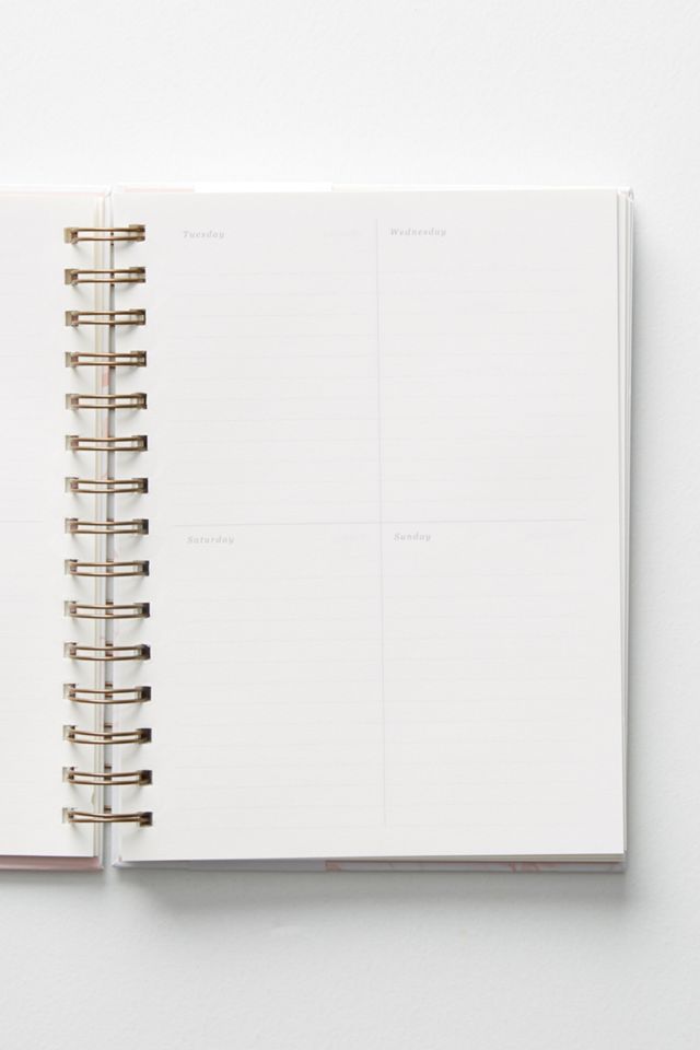 Marble Undated 12-Month Planner #2