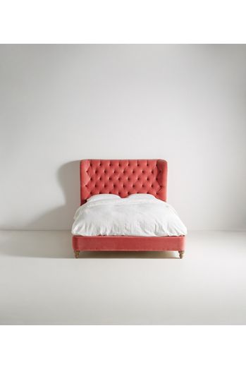 Tufted Wingback Bed