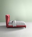 Tufted Wingback Bed