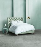 Tufted Wingback Bed