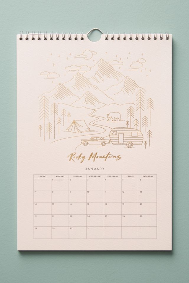 Wanderlust 2018 Calendar #1