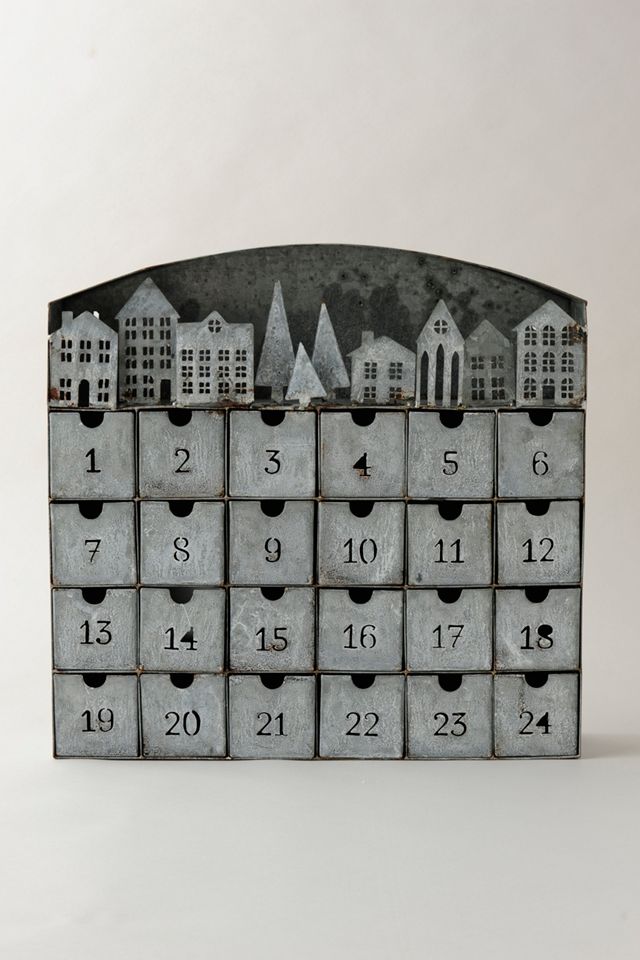 Concordville Zinc Advent Calendar AnthroLiving