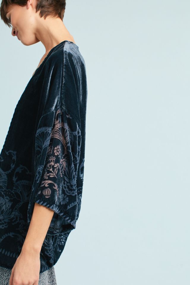 Velvet Burnout Kimono #1