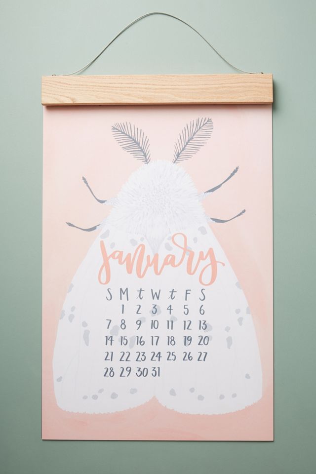 XL 2018 Wall Calendar Anthropologie