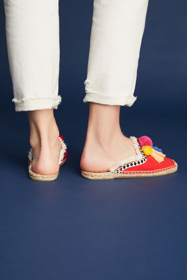 Soludos Pommed Espadrille Slides #3