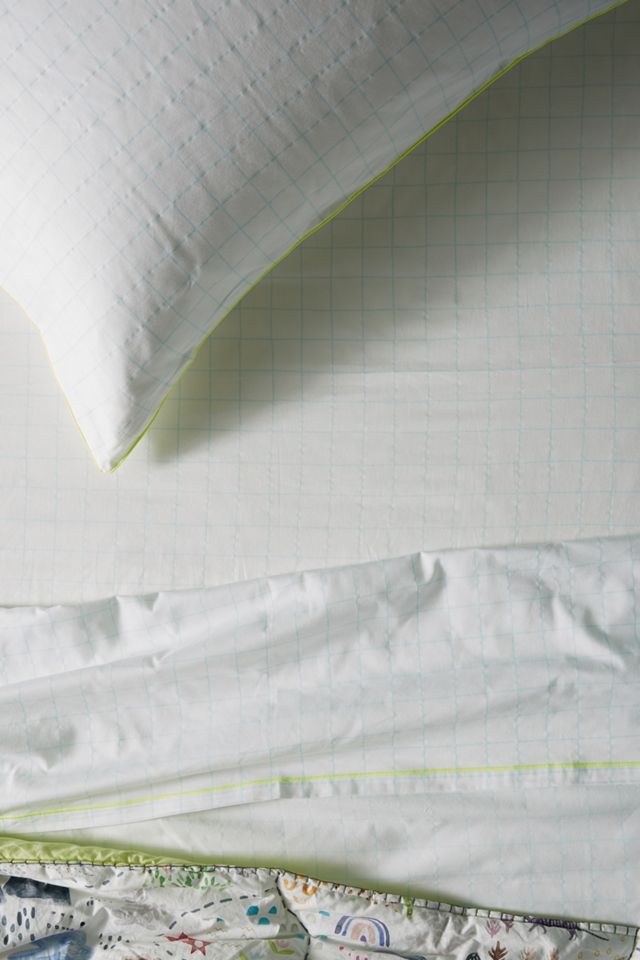 Patterned Cotton Twin Sheet Set