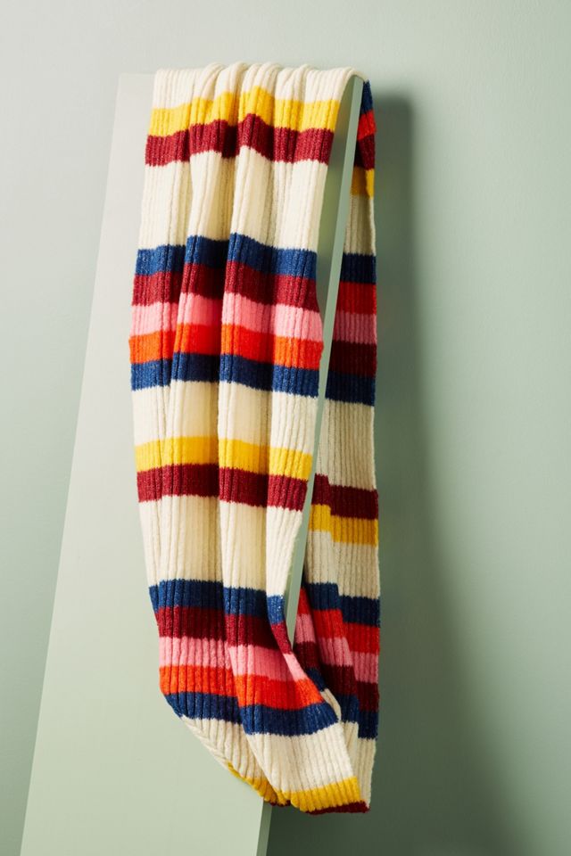 Cheery Striped Infinity Scarf #1