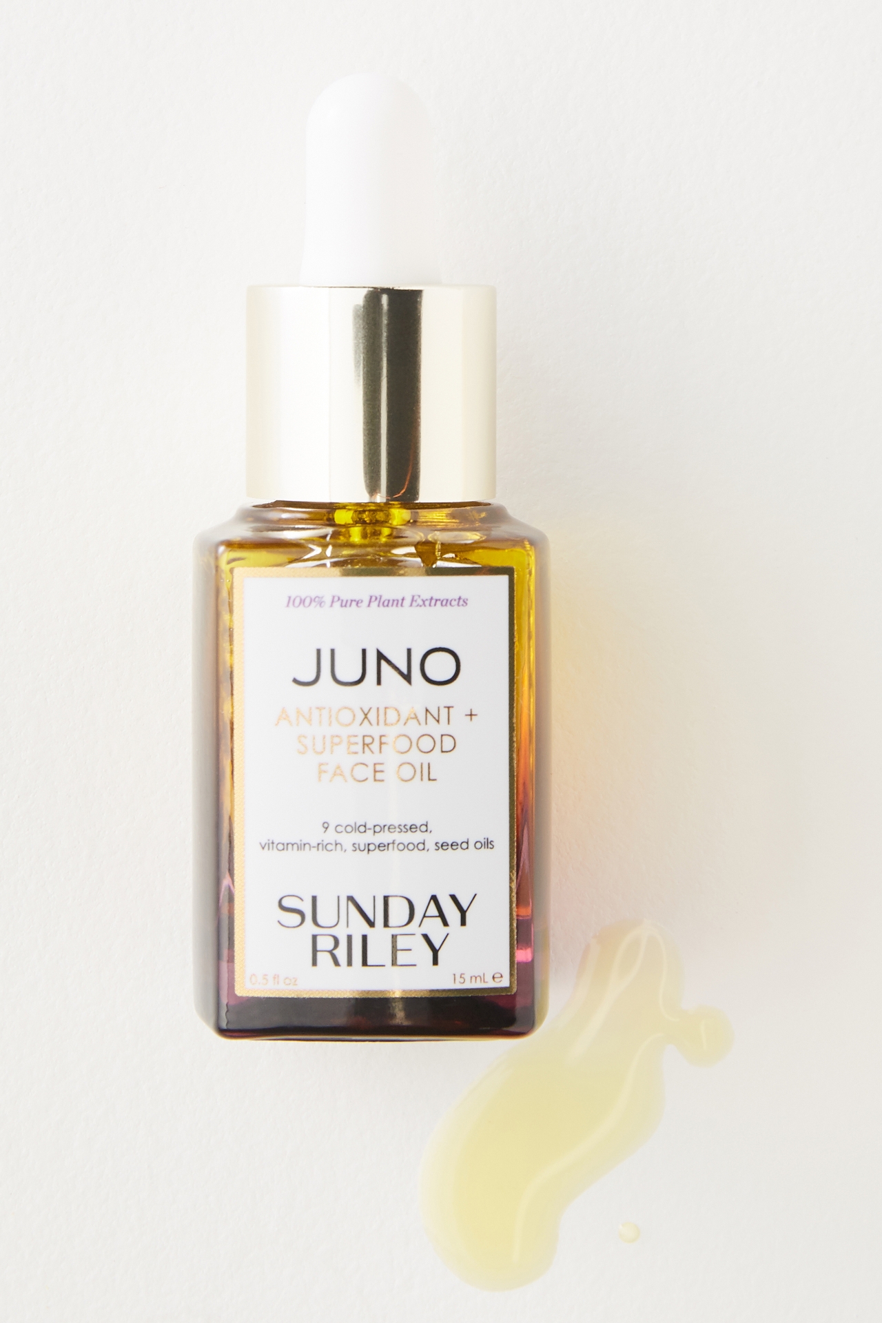 Sunday Riley Juno Antioxidant + Superfood Face Oil, 0.5 oz.