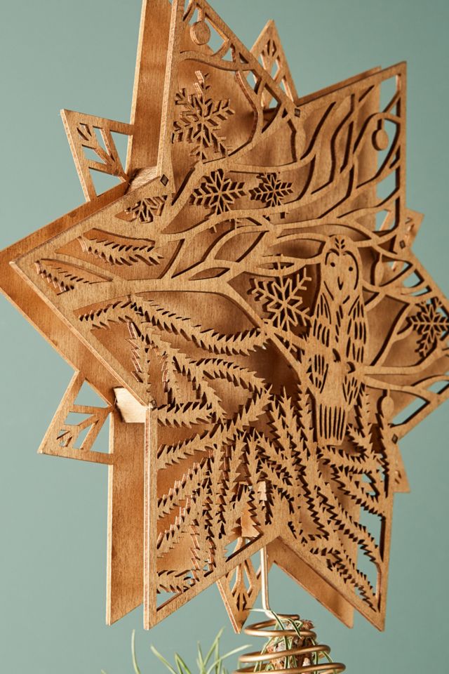 Owl Cutout Tree Topper #1