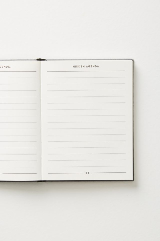 Hidden Agenda Notebook #1