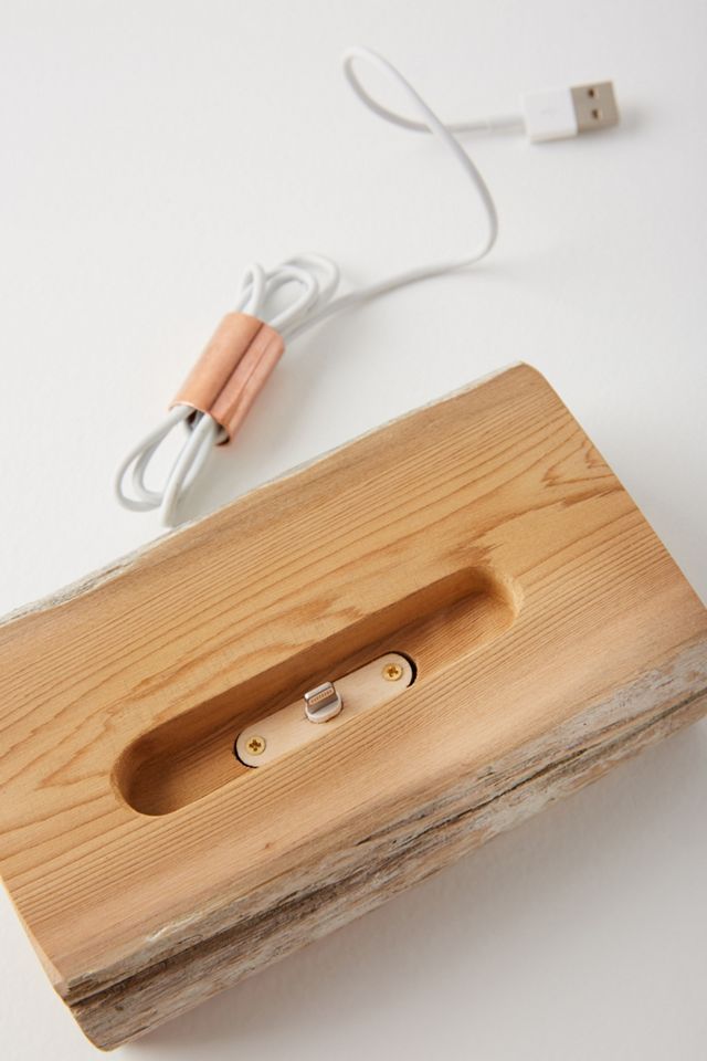 Driftwood iPhone Dock #1