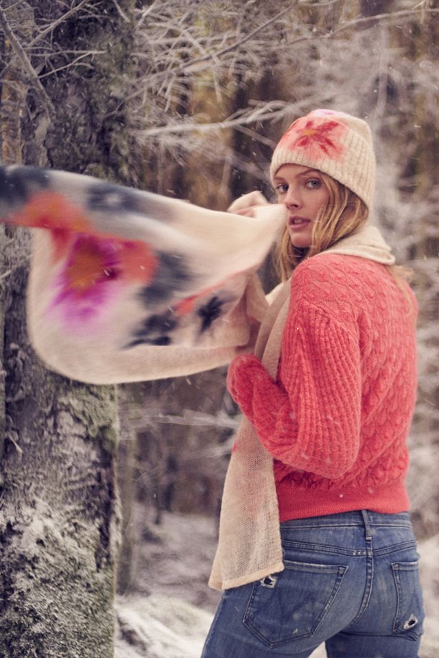 Felted Bouquet Scarf #1