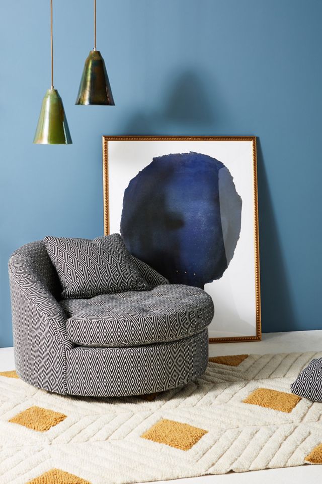 Wool Diamond Barwick Swivel Chair #4