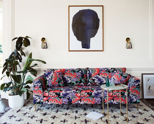 Liberty for Anthropologie Feather Bloom Edlyn Sofa #6