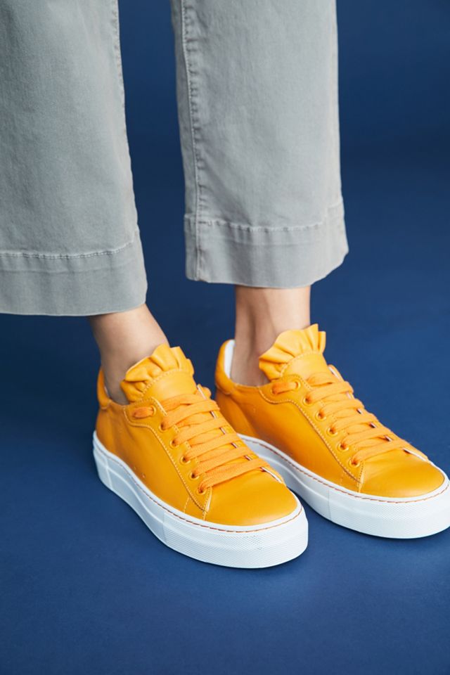 Jil Sander Navy Arancio Sneakers #3