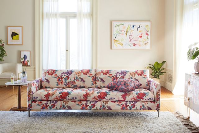Liberty for Anthropologie Geo Paradise Garden Angelina Sofa #6