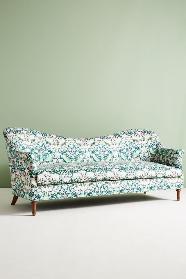 Liberty for Anthropologie Strawberry Thief Pied-A-Terre Sofa #2