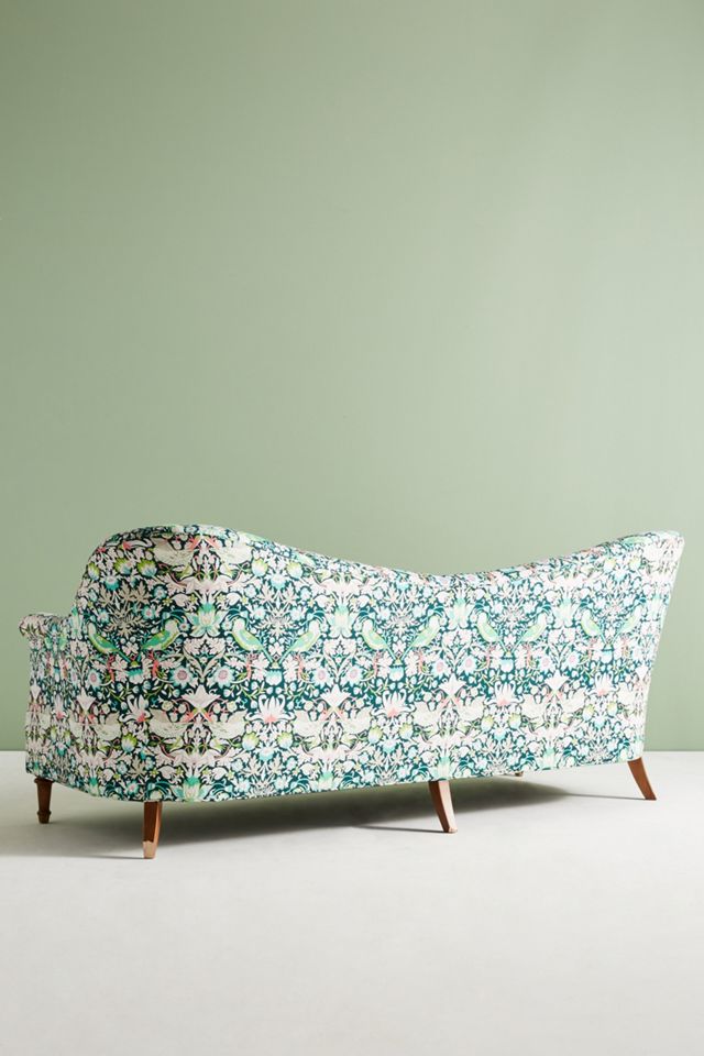 Liberty for Anthropologie Strawberry Thief Pied-A-Terre Sofa #3