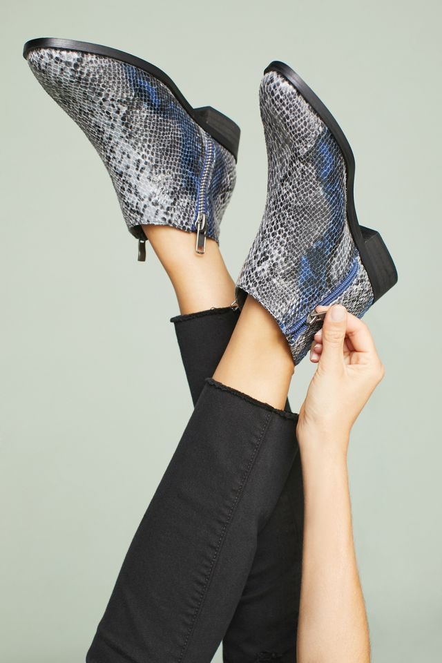 Anthropologie snakeskin cheap boots