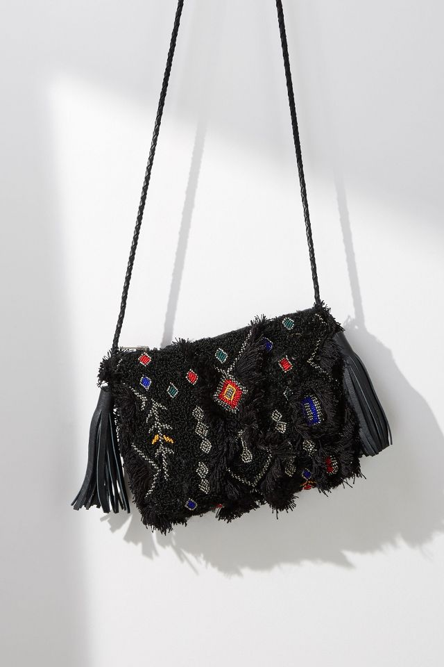 Embroidered Symbols Pouch | Anthropologie