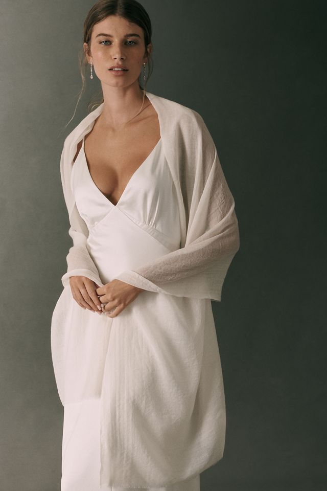 BHLDN Rue Semi-Sheer Wrap #2