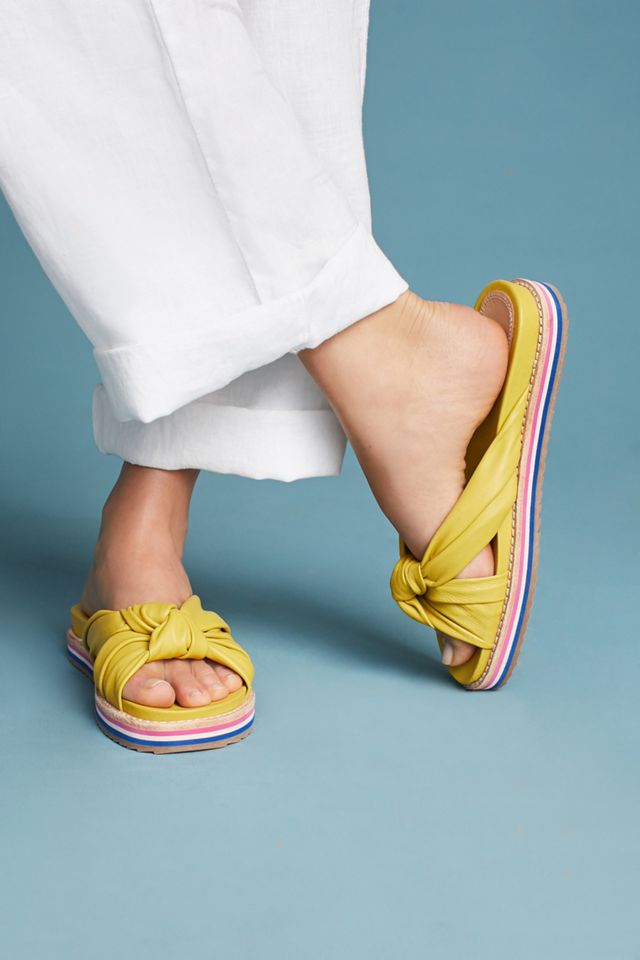Bill Blass Padget Knot Sandal Slides #1