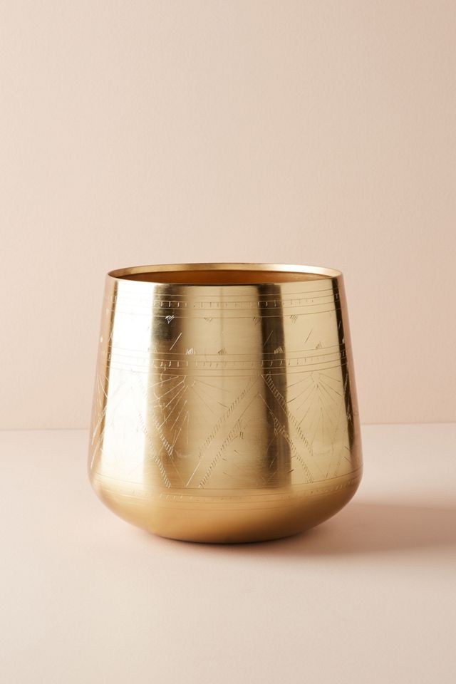 Etched Golden Pot #2
