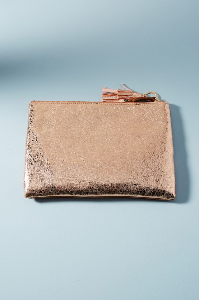 Striped Metallic Pouch #1