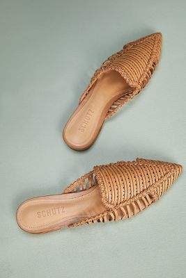 Schutz best sale woven mules