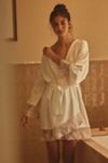 Flora Nikrooz Rosa Lace-Trimmed Robe