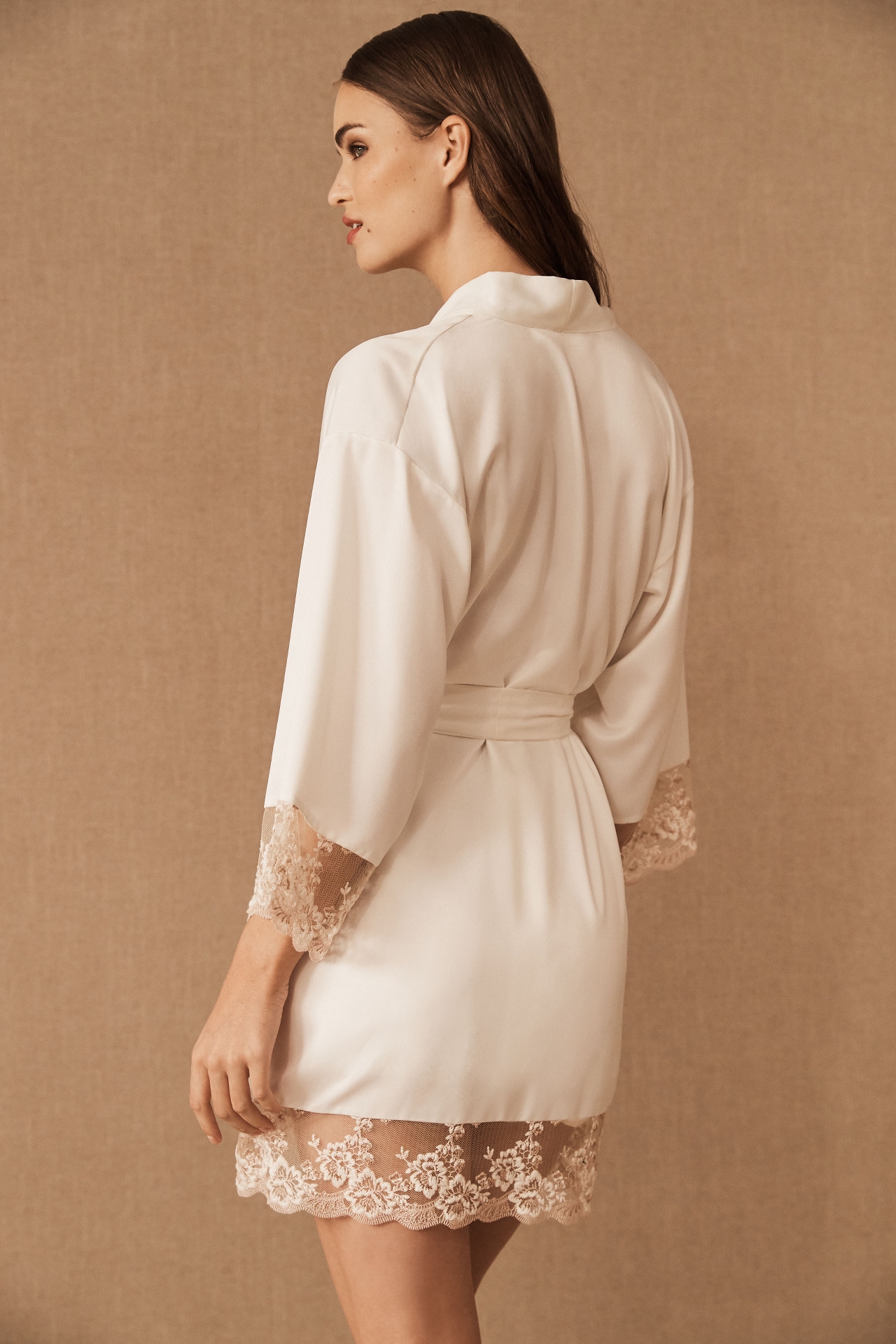 Flora Nikrooz Rosa Lace-Trimmed Robe