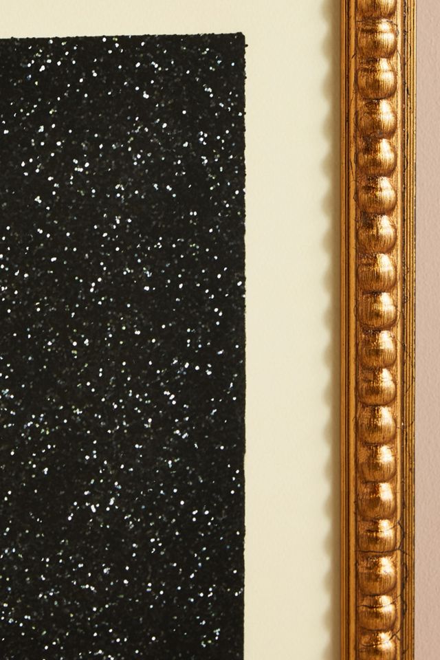 Black Glitter Wall Art #1