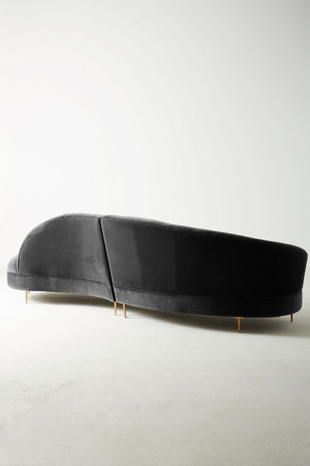 Grace Serpentine Two-Piece Sectional #1