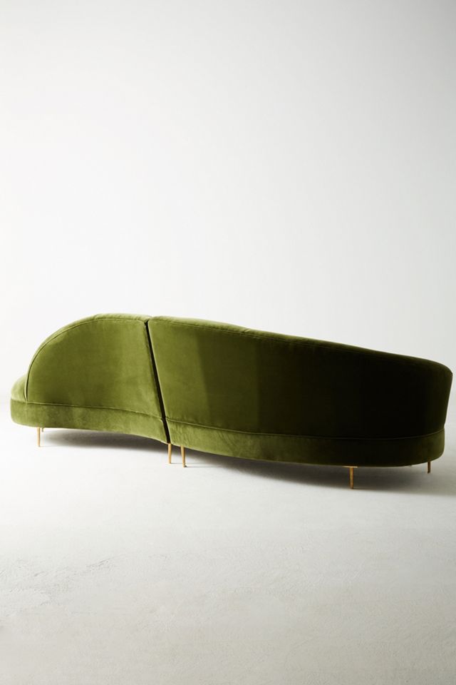 Grace Serpentine Two-Piece Sectional #1