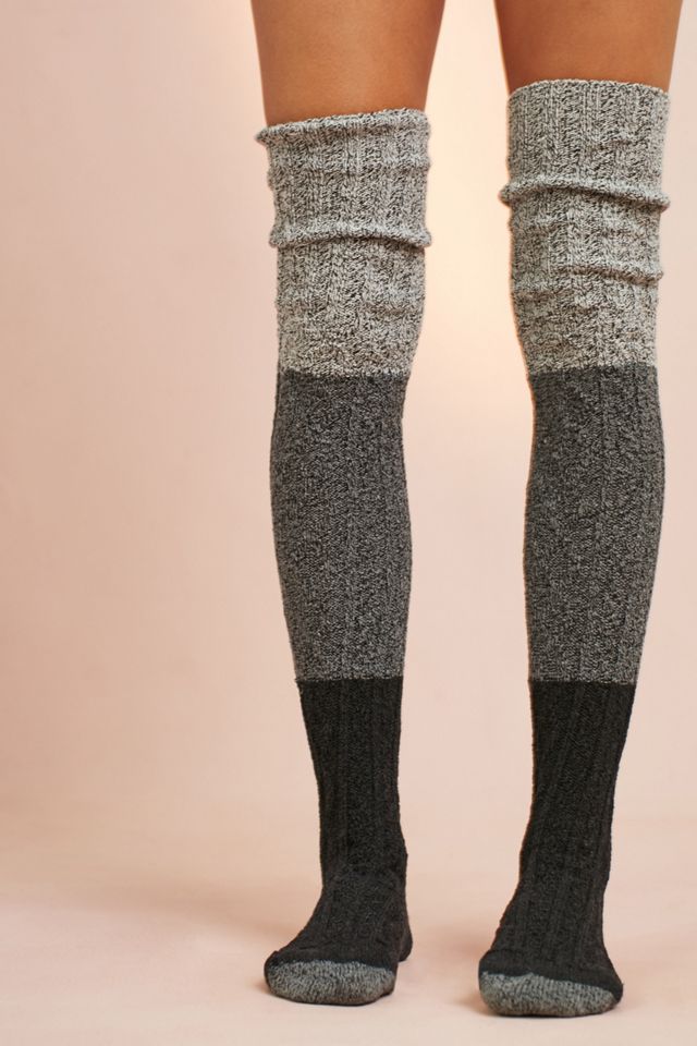 Ombre Over-The-Knee Cableknit Socks #2