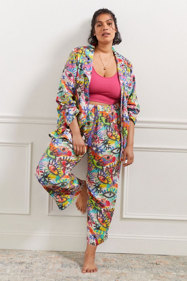 By Anthropologie pigiama a motivi di occhi #1