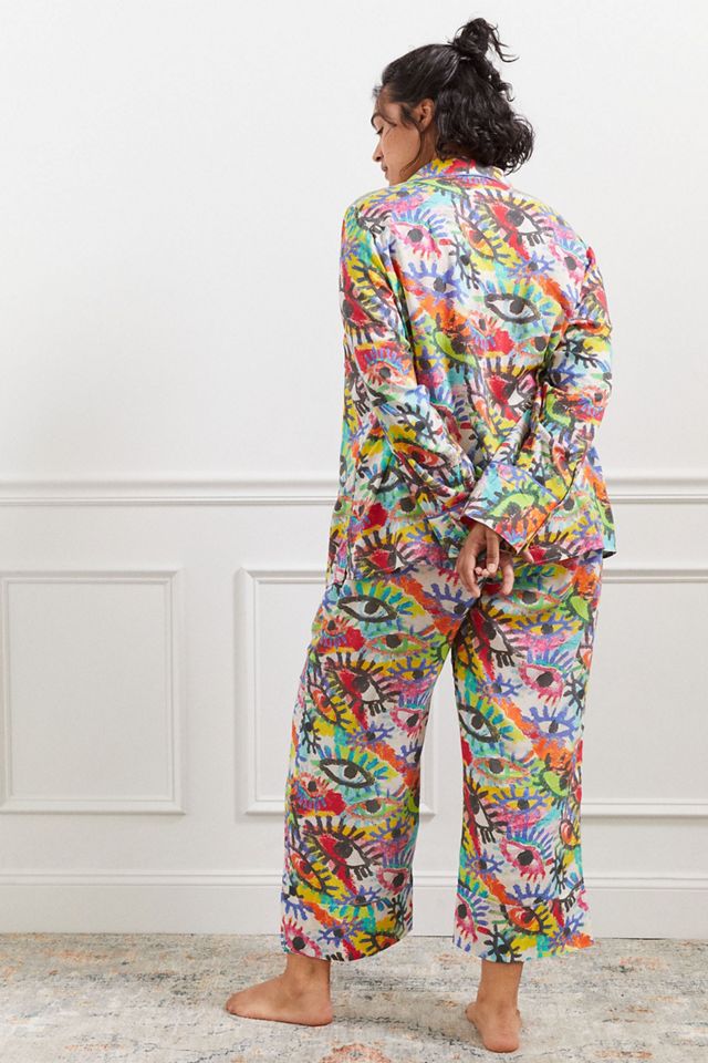 By Anthropologie pigiama a motivi di occhi #3