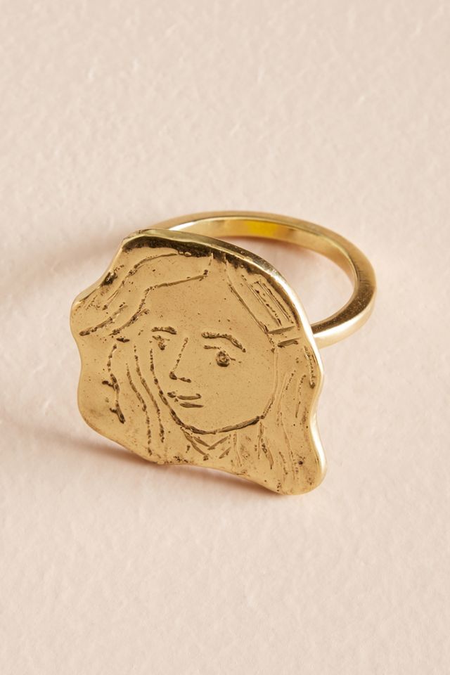 Portraiture Napkin Ring #1
