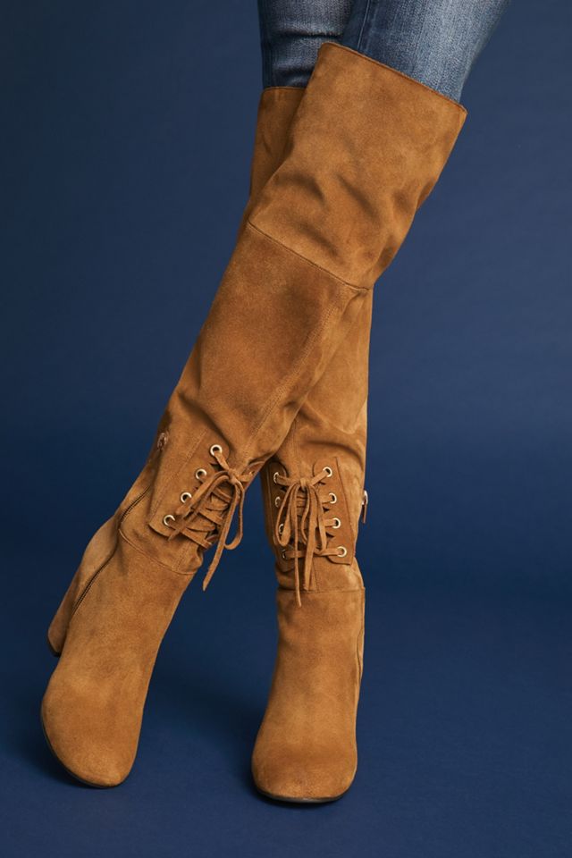 Elysess Over-The-Knee Lace-Up Boots