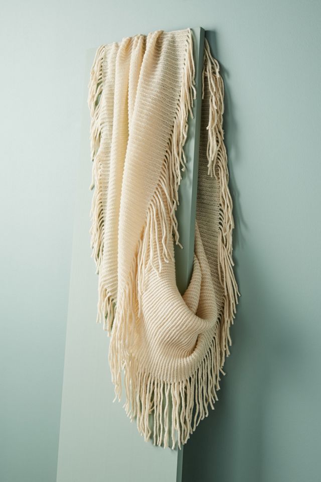 Fringed Infinity Scarf #1