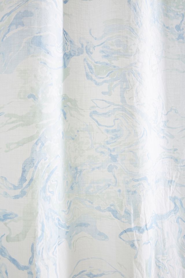 Duschvorhang mit Marmoroptik #1