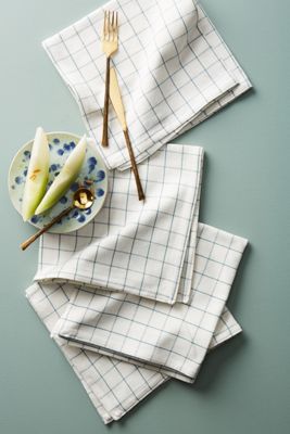 Soho Home Country House Checked Dinner Napkin Set