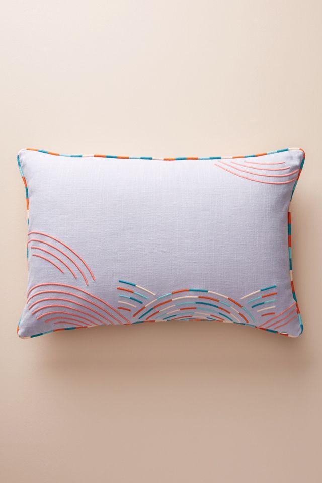 Abstract Watercolor Pillow #4
