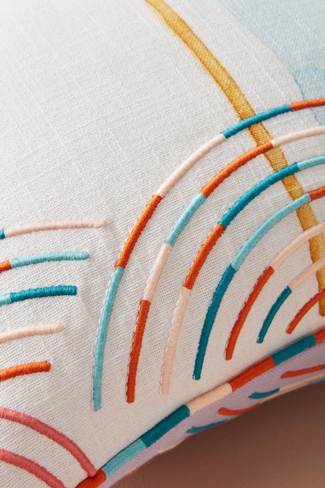 Abstract Watercolor Pillow #5