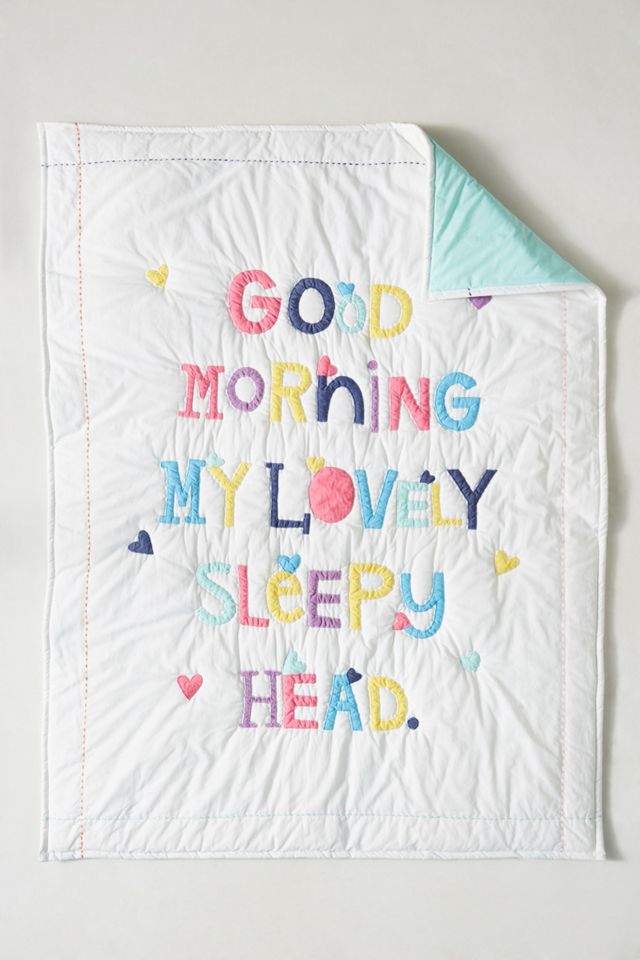 Rachel Castle Good Morning Toddler Quilt #2