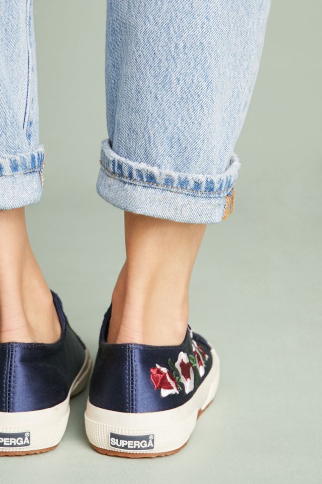 Superga Floral Satin Sneakers #2