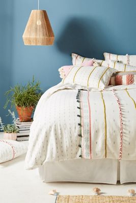 Tasseled Araya Duvet Cover